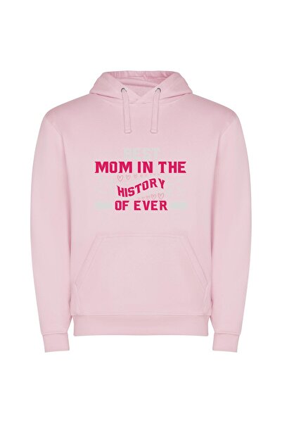 iLovePrints Ultimate Supermom of All Φούτερ με κουκούλα σε χρώμα Ροζ
