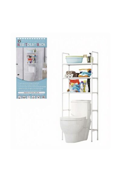 Generic Brand Suport de baie cu 3 etaje, organizator multifunctional din meta...