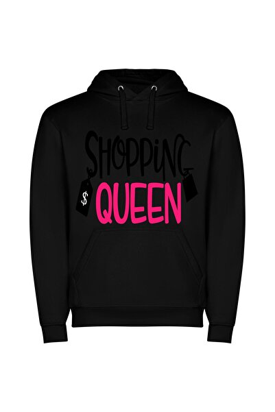 iLovePrints Fancy Fashion Emporium Φούτερ με κουκούλα σε χρώμα Μαύρο