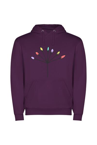 iLovePrints Blooming Kaleidoscope: Floral Illustration Φούτερ με κουκούλα σε ...