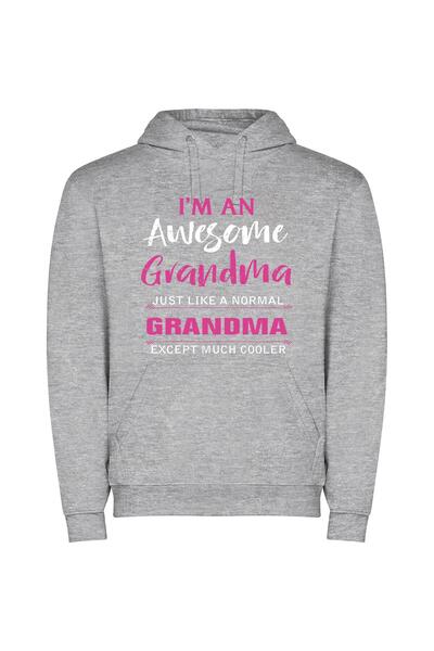 iLovePrints Generation of Love Φούτερ με κουκούλα σε χρώμα Γκρι
