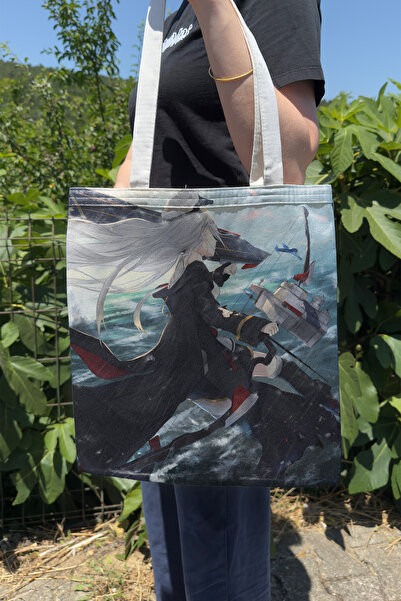 ZipZap Azur Lane V2 dvostrana platna torba za štampanje, torba za računarske ...