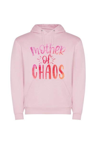 iLovePrints Eternal Chaos Queen Φούτερ με κουκούλα σε χρώμα Ροζ