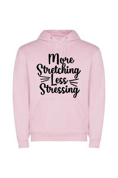 iLovePrints Serenity in Pixel Stretch Φούτερ με κουκούλα σε χρώμα Ροζ