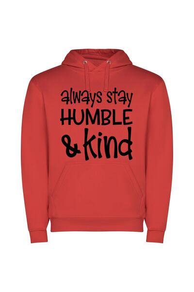iLovePrints Humble Kindness Displayed Elegantly Φούτερ με κουκούλα σε χρώμα Κ...