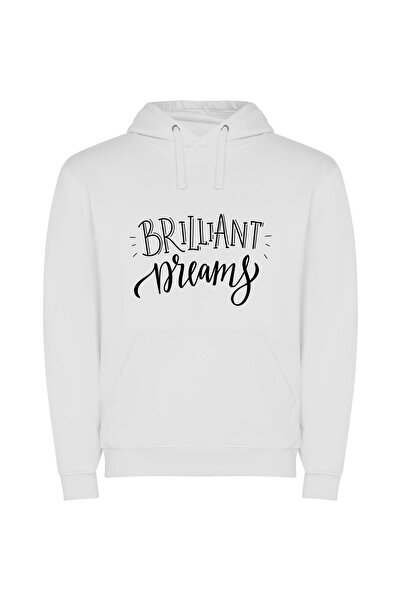iLovePrints Breathtaking Dreams: Modern Calligraphy Φούτερ με κουκούλα σε χρώ...