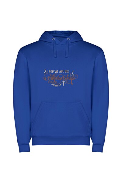 iLovePrints Divine Craftsmanship: Inspired Elegance Φούτερ με κουκούλα σε χρώ...
