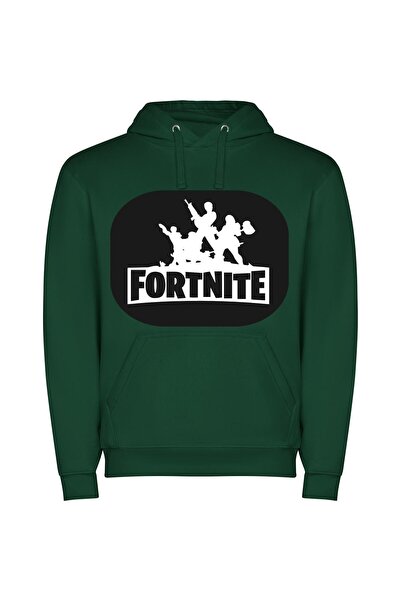 iLovePrints Fancy Fortnite Monochrome Snapshot Φούτερ με κουκούλα σε χρώμα Πρ...