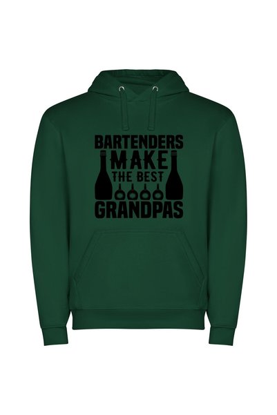 iLovePrints Grandfatherly Bar Magic Φούτερ με κουκούλα σε χρώμα Πράσινο