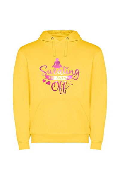 iLovePrints Sweat Mystique Unleashed Φούτερ με κουκούλα σε χρώμα Κίτρινο