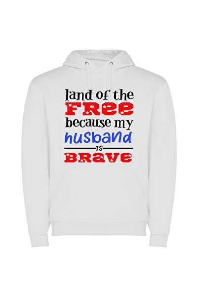 iLovePrints Beneath Brave Family Shield Φούτερ με κουκούλα σε χρώμα Λευκό