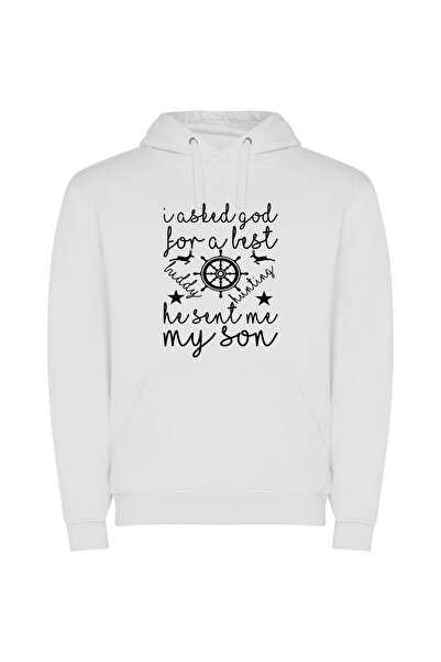 iLovePrints God's Gift: Captivating Connections Φούτερ με κουκούλα σε χρώμα Λ...