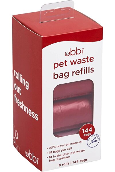 Ubbi أكياس نفايات الحيوانات الأليفة للاستخدام أثناء التنقل، عبوات إعادة تعبئة...