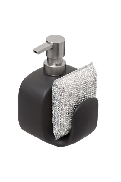 FİVE Dozator de săpun cu burete 400 ml, Negru