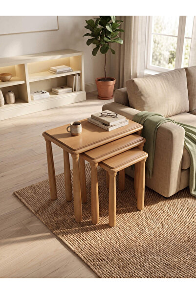 KleinHaus Furniture Polo Zigo Sehpa Seti 3'lü