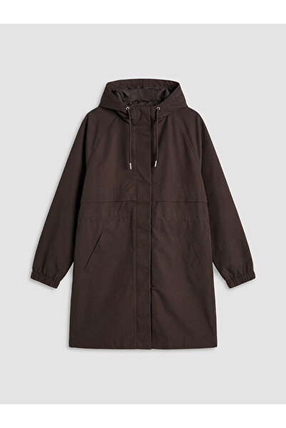 LC Waikiki Hooded Women's Trench Coat