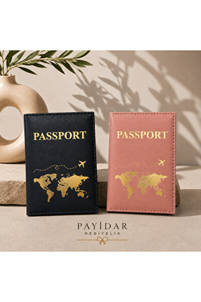 Payidar Hediyelik 2-Piece Leather Passport Cover