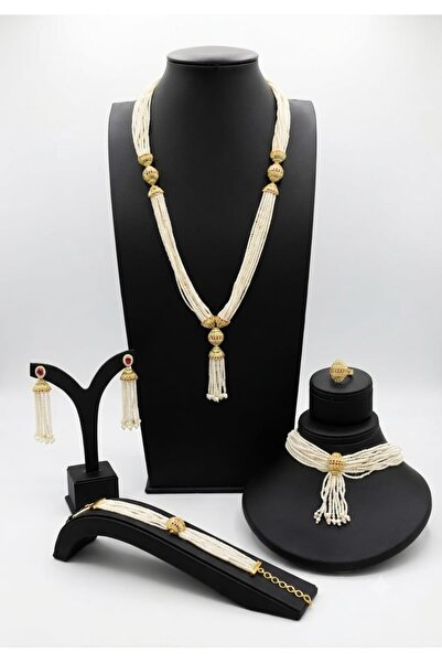 ABADE Plated Cultured Pearl Set with Choker