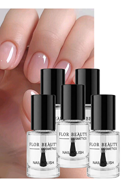 flor beauty 4 Pieces Cosmetics Nail Polish