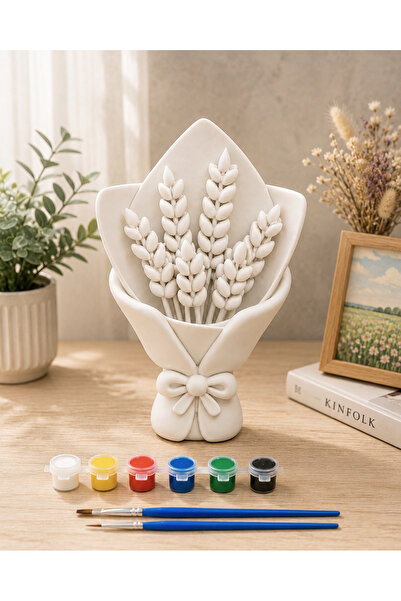 Regislunart Sevgililere Özel Boyanabilir 3D Lavanta Buketi 6 Renk Boya 2 Adet...