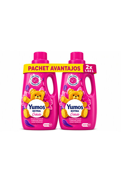 Yumoş Yumoș - Pachet Economic Extra Orhidee Balsam de Rufe Concentrat 2 x 1.4...