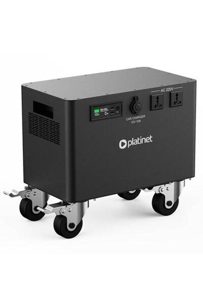 Platinet PMPS3000 Φορητός Σταθμός Ενέργειας 2kW/4kW, 3000Wh LiFePO4, LCD, Μαύρο