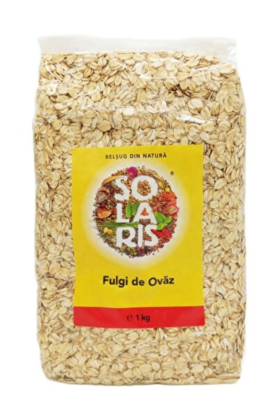 Solaris Plant Fulgi de Ovaz integrali, 100% naturali, fara aditivi, fara zaha...