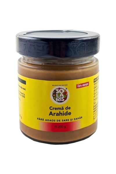 SOLARIS Unt de arahide, 200g