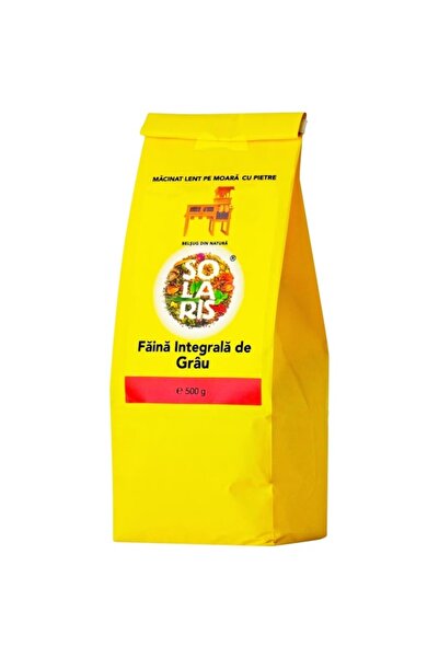 Solaris Plant Faina integrala de Grau romanesc 100% , macinata lent pe moara ...