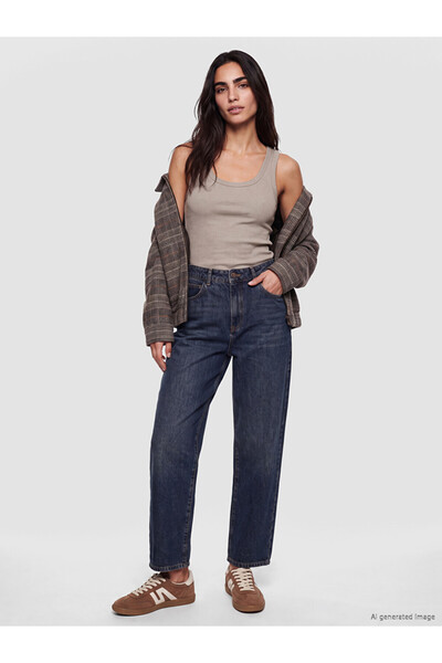 LC Waikiki Lcw Jeans Indigo Boyfriend Fit Women's Jean Pants