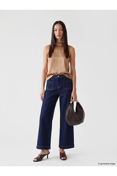 LC Waikiki Indigo Straigt Fit Women's Jean Pants
