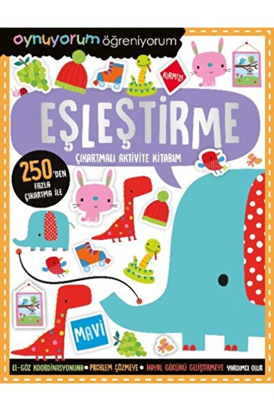 İndigo Çocuk I'M Playing Learning - My Activity Book with Matching Stickers