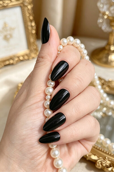 Easy Beauty Kısa Badem Takma Tırnak SMALL 10 Adet Takma Tırnak Seti