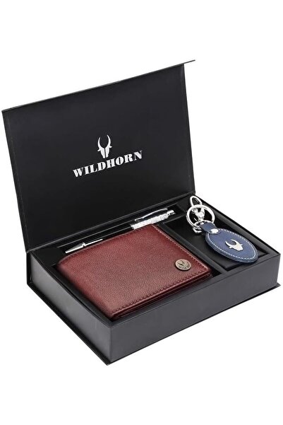 Wildhorn mens Leather Wallet Belt Combo Men's Wallet