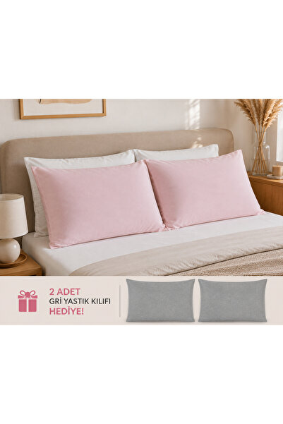 LaraLisa 2 Adet 50x70 cm %70 Pamuk %30 Polycotton Yastık Kılıfı (2 Adet Hediye)