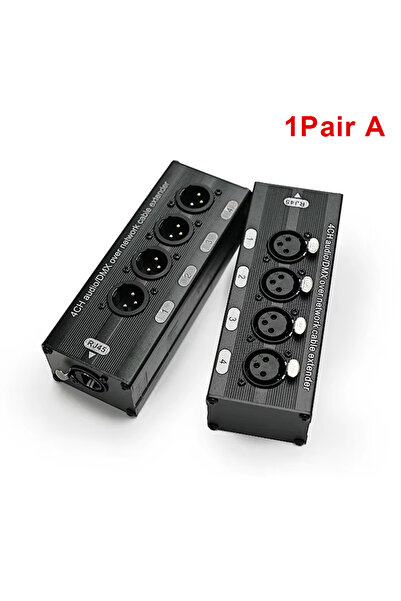 Choice زوج واحد من كابلات RJ45 CAT5 إلى 4 قنوات XLR ثلاثية الأطراف، موسع صوتي...