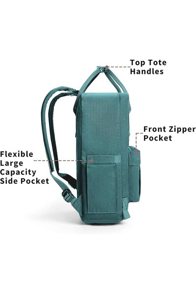 KALIDI Unisex Lightweight Backpack School Bag Water-resistant Casual Rucksack...
