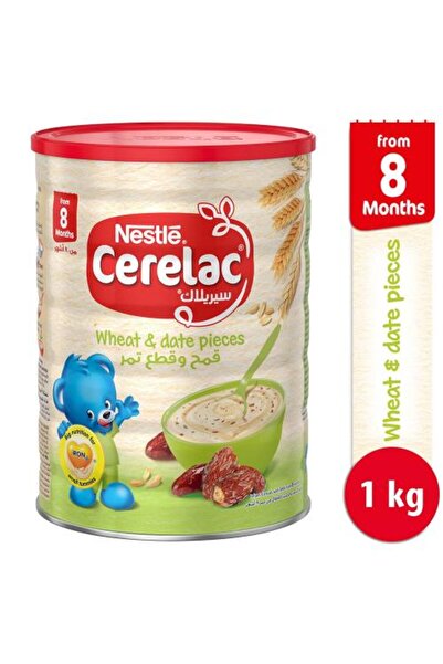 Cerelac طعام أطفال قطع القمح والتمر من عمر 8 أشهر 1 كجم