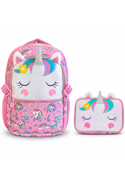 Hibobi Premium طقم حقيبتين مدرسيتين للأعمار من 6-12 سنة، خفيف الوزن للمرحلة ا...