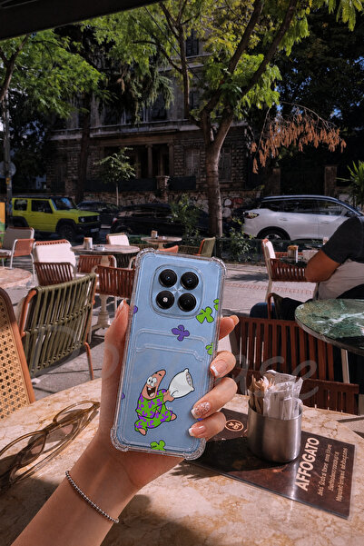 DoaCase Xiaomi Redmi Note 15 Pro 4G Uyumlu Kartlıklı Şeffaf Kılıf Köşe ve Kam...