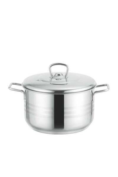 Procila Estra Stainless Steel Cooking Pot 28CM Silver With 5 Induction Layers...