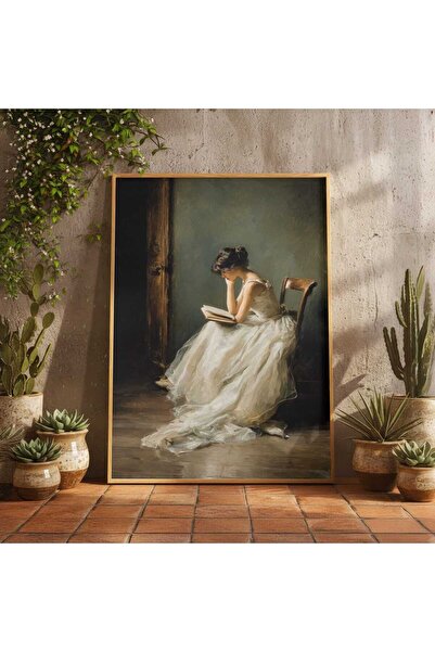 woodhomeworks One Piece Hall Painting Victorian Reading Books Vrynt