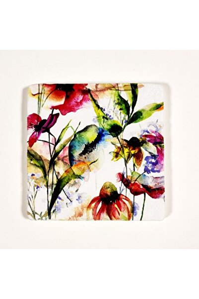 Şeker Portakalım Decorative Figured Special Size 20X20X1 cm Natural Stone Bat...