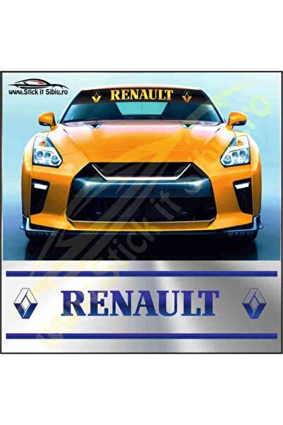 StickITsibiu Αντηλιακό Σκίαστρο Renault - Αυτοκόλλητα Αυτοκινήτου |   Ανθεκτι...