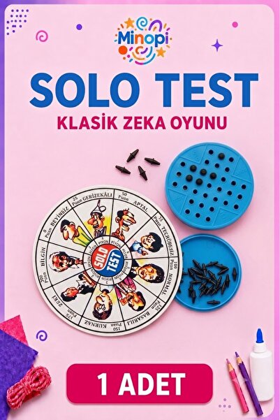 Minopi Solo Test Zeka Oyunu – Sınıf Etkinlik Seti