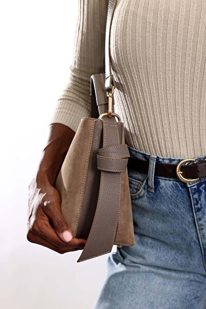5in1Canpolat Mink Como Suede Puppy Bag 7979