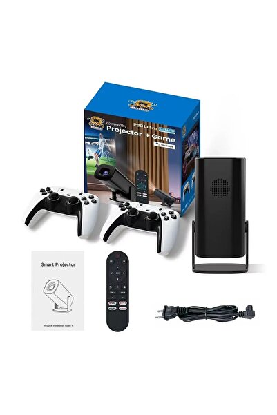 OEM 4K Projector Με Ρετρό Παιχνιδομηχανή P30 Ultra Android 11 Dual Wifi6 180a...