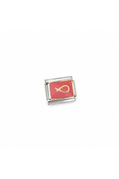 CM Jewelry سوار إيطالي مزين بشريط مزخرف