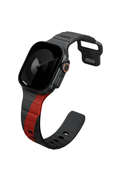 uniq Curea din cauciuc pentru Apple Watch 44 45 46 49 mm, potrivită pentru
