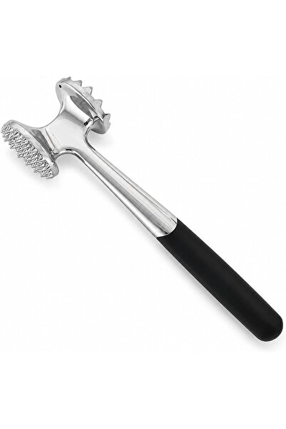 Biki Stainless Steel and Zinc Double Head Meat Tenderizer and Flattener Hamme...